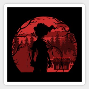 Black Samurai Magnet